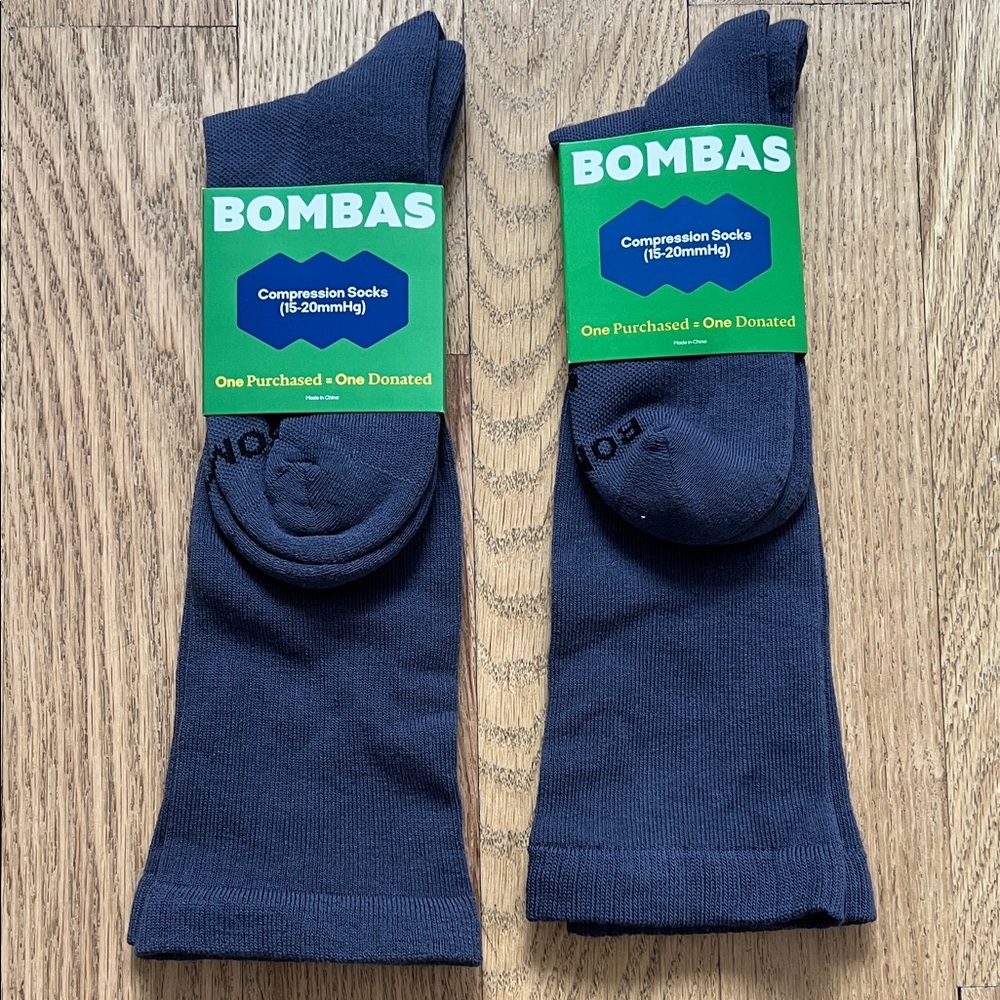 Bombas Men's blue NWT Compression Socks (set of 2)